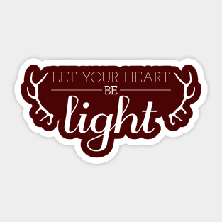 Let Your Heart Sticker